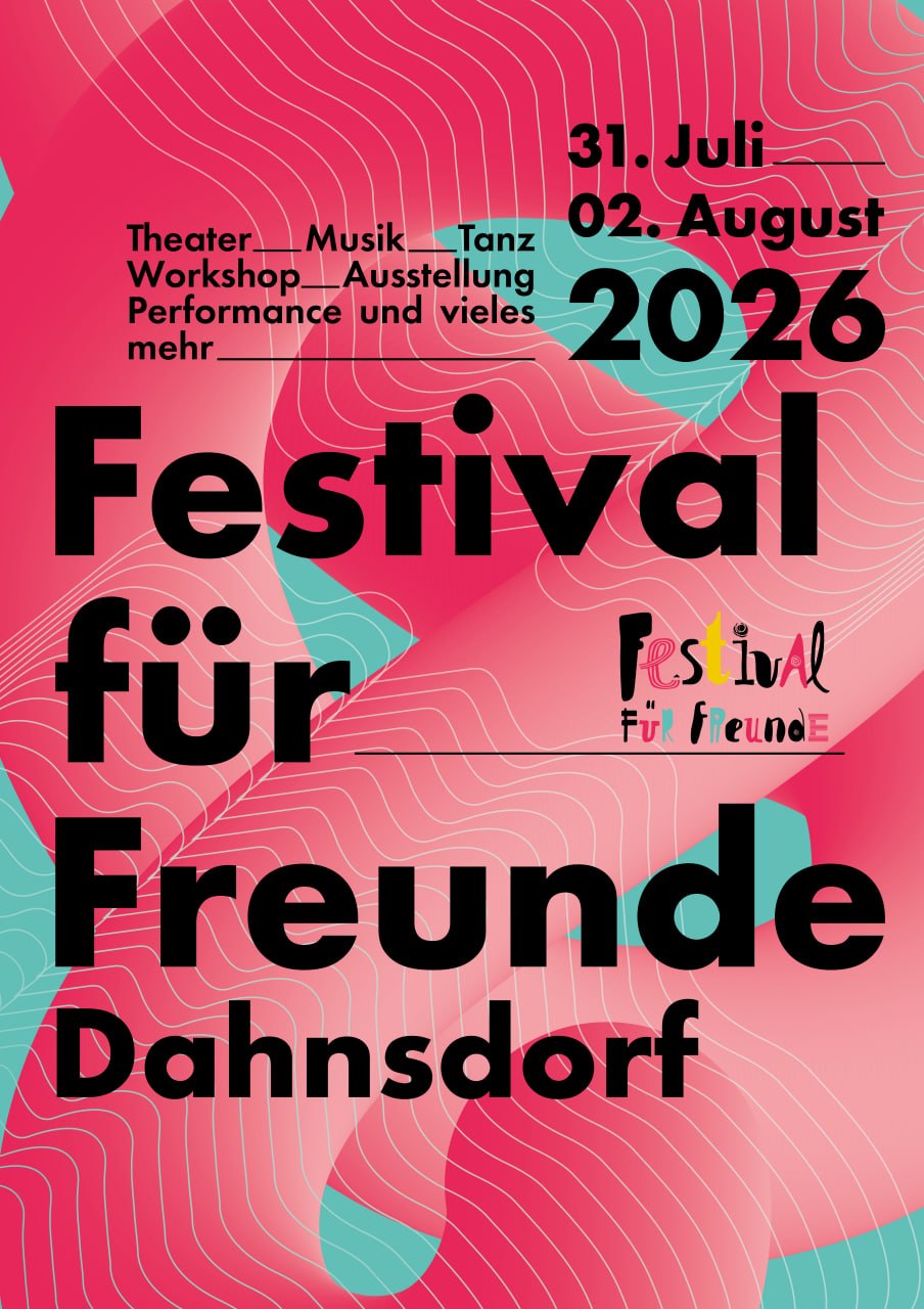 Festival für Freunde 2026 – Plakat